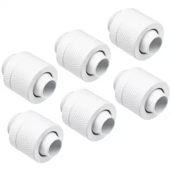 Fitting Alphacool 17624 mosadz biely 27 mm výška 2 cm priemer