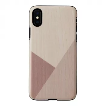 Puzdro na smartphone man and wood pre iPhone X/XS — tulipán čierna