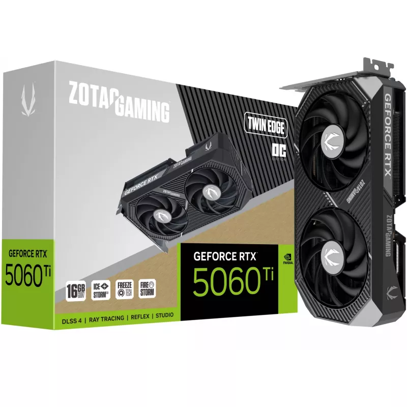 ZOTAC GAMING GeForce RTX 5060 Ti Twin Edge OC 16GB GDDR7 grafická karta