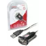 UNITEK Y-105 sériový kábel čierny 1,5 m USB Type-A DB-9