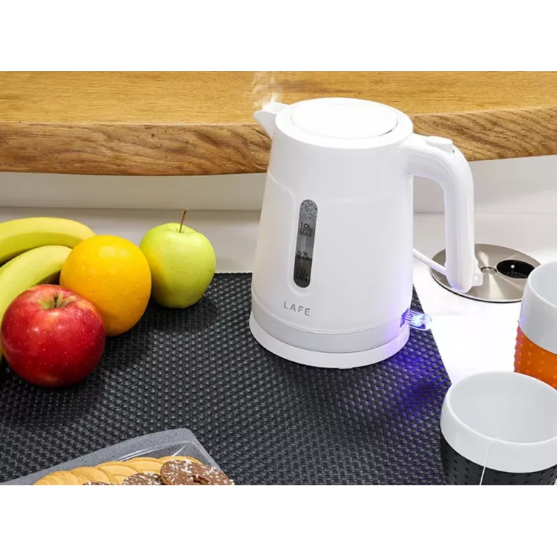 LAFE Essential S 47544 elektrická rýchlovarná kanvica, 1 l, 1500 W, biela