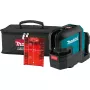 Makita SK105DZ akumulátorový krížový čiarový laser, 12 V max, bez akumulátora