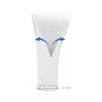 Pletená hadica DeLOCK 20820 10 m x 32 mm biela