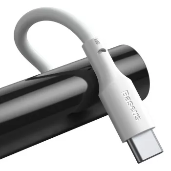 USB kábel Baseus TZCATZJ-02 1,5 m USB A USB C biely