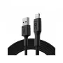 Lightning kábel Green Cell KABGC18 — 2 m, Lightning na USB-A, čierny