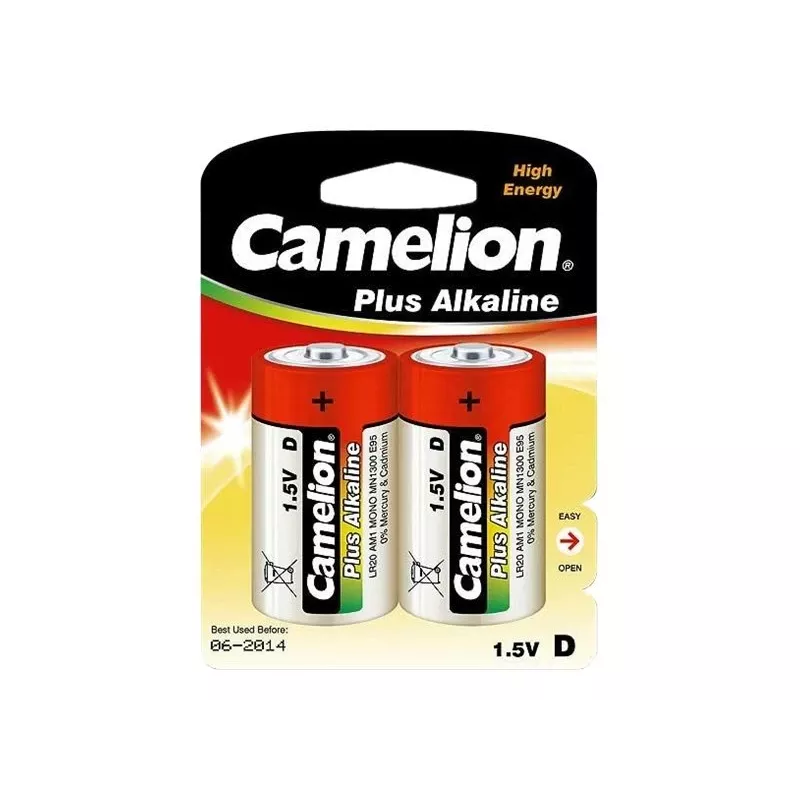 Camelion | D/LR20 | Plus Alkaline | 2 ks