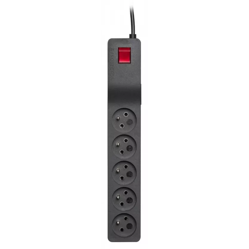 Predlžovací kábel Lestar 3 m interiér čierny s vypínačom a kontrolkou, 230 V AC, 10 A