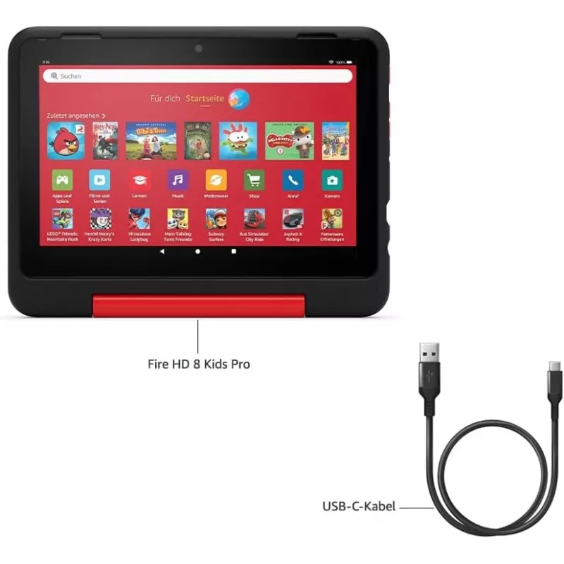 Amazon | Fire HD 8 Kids Pro (2024) | ružová | 1280 x 800 pixelov | 32 GB | Wi-Fi | 802.11ac | Bluetooth verzia 5.2