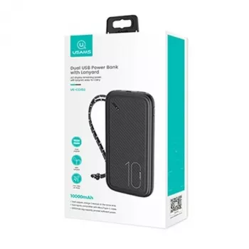 Prenosná powerbank USAMS PB56 10000 mAh 2x USB / USB-C / MicroUSB rýchle nabíjanie