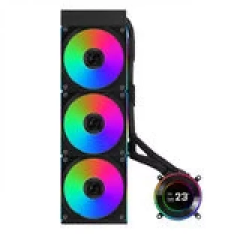 Lian Li GA II Hydroshift II LCD-C 360CL procesorový All-in-One kvapalinový chladič 12 cm čierna 1 ks