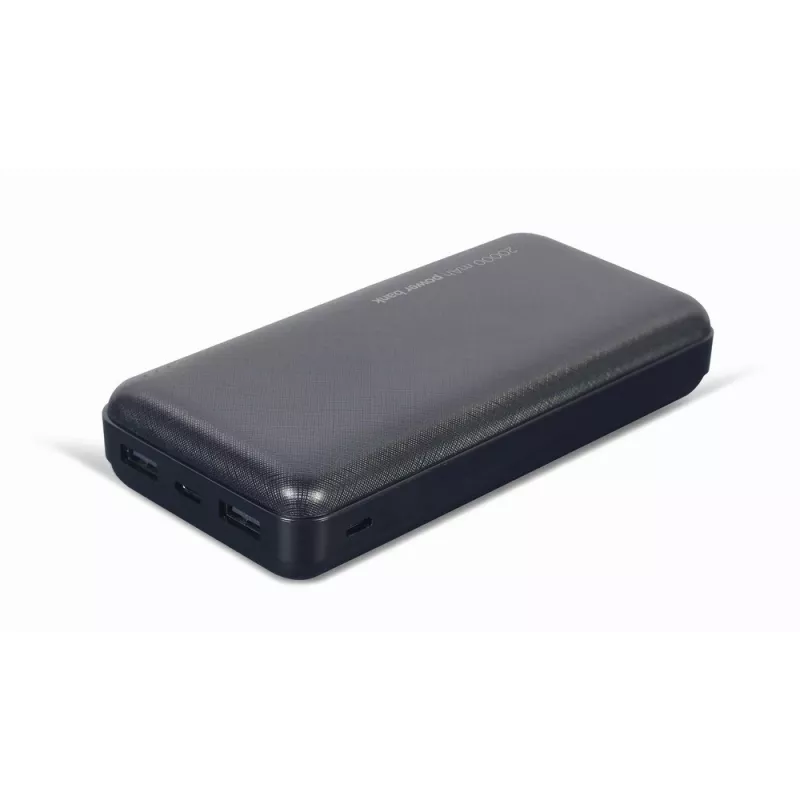 Gembird PB20-02 powerbanka lítium-polymérová (LiPo) 20000 mAh čierna