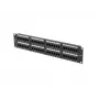 Patch panel LANBERG PPU5-2048-B 48-port 2U 19 palcov kategória 5e UTP, čierna