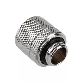 Alphacool Eiszapfen konektor rovný G1/4 palca AG na 13/10 mm – chróm strieborný