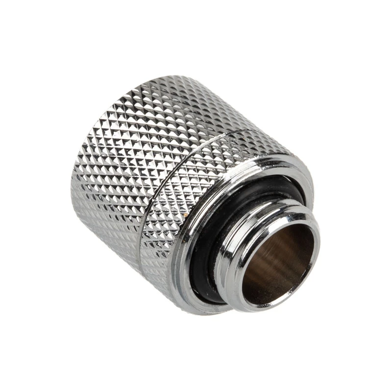 Alphacool Eiszapfen konektor rovný G1/4 palca AG na 13/10 mm – chróm strieborný