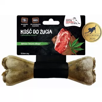 SYTA MICHA kosť pre silné kĺby - žuvacia hračka pre psov - 13,5 cm