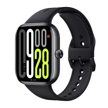 Smart hodinky Xiaomi Watch 5 obdĺžnikový 2,07 palca AMOLED displej, čierne puzdro, čierny TPU remienok, 47,5 mm, 5 ATM