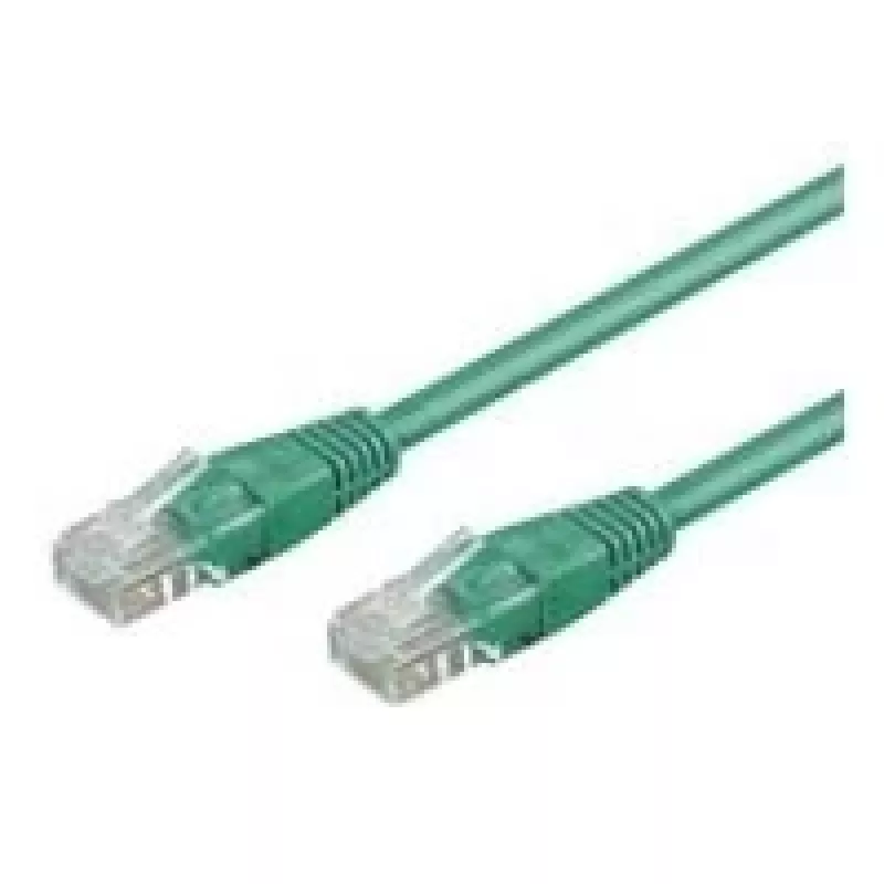 Wentronic Goobay CAT 5e patch kábel, U/UTP, zelený, 0,25 m - CCA medená zmes (68612)