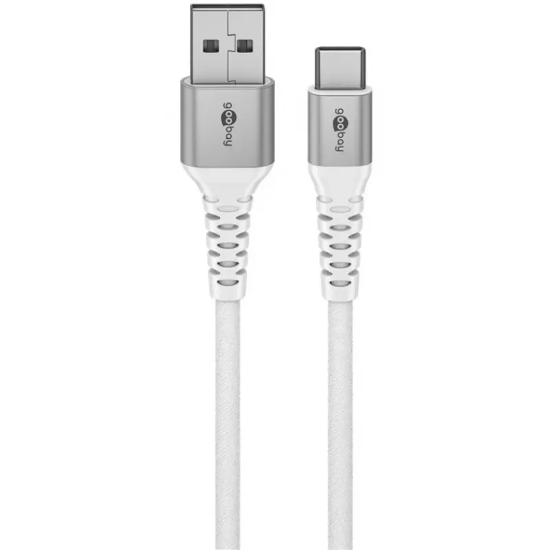 Goobay 74530 USB kábel biely