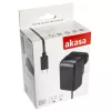 Indoor AC Fast Charger Akasa AK-PK15-02CM — 15W, USB-C 3A, 1.5 m kábel, čierna