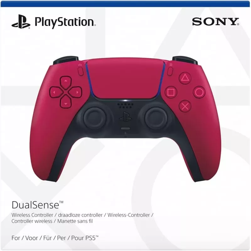 Gamepad Sony DualSense v3 červený — Bluetooth/USB, USB-C, integrovaná batéria, PS5, 160×106×66 mm