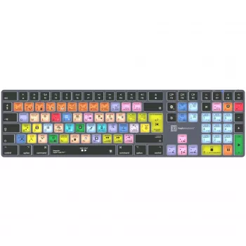 Klávesnica LogicKeyboard Apple Logic Pro X2 Titan DE Mac — LKB-LOGXP2-TM-DE, nemecké rozloženie