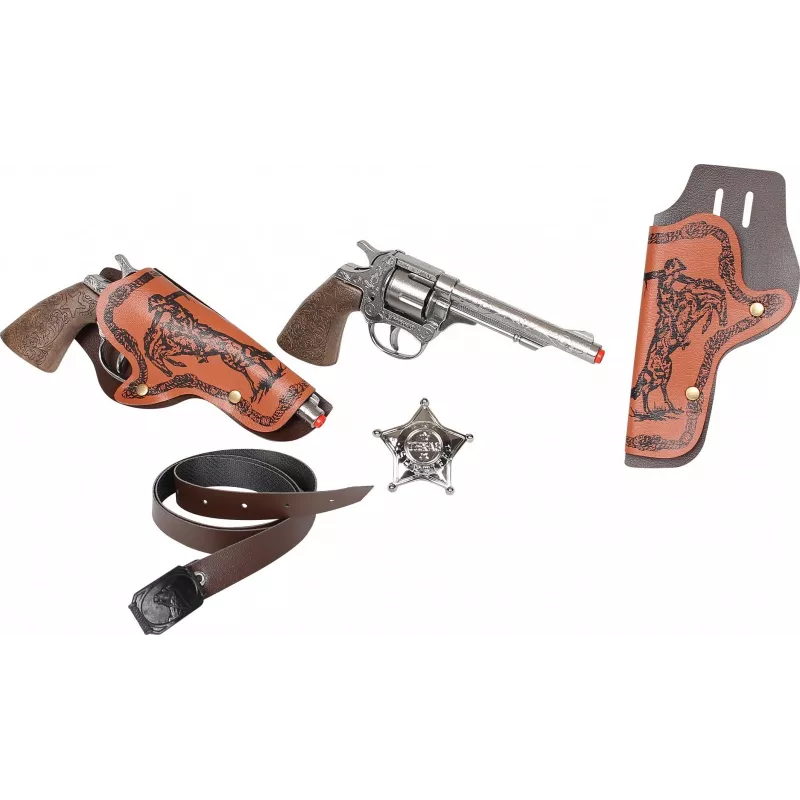 Revolver 8-ranný 2 ks + odznak GONHER 158/0 Pulio