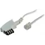 S/CONN 3m TAE-F - RJ11 biela ShiverPeaks TC 70043-W