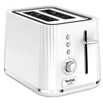 Tefal Loft TT7611 7 2 plátky chróm, biela
