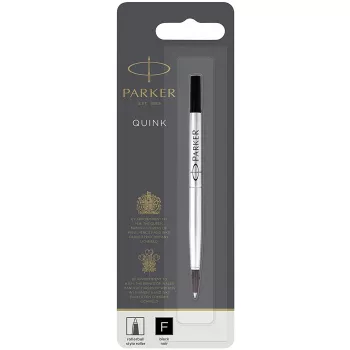 Parker Rollerball náplň F čierna (blister)