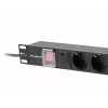 Rozvodná jednotka napájania Lanberg PDU-07F-0200-BK
