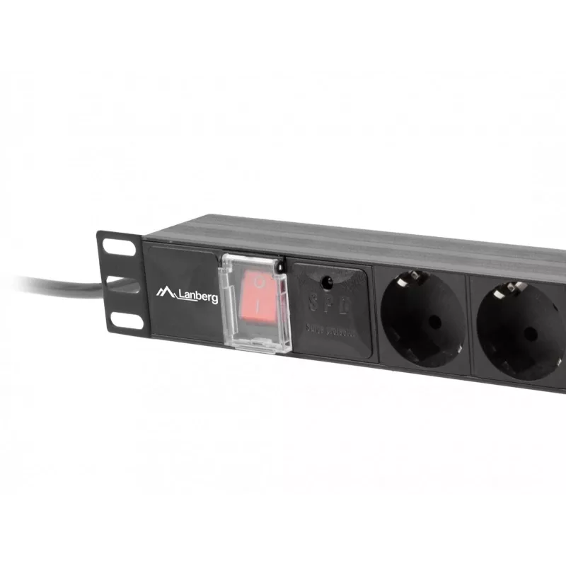 Rozvodná jednotka napájania Lanberg PDU-07F-0200-BK