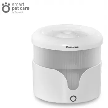 Automatický napájač pre domáce zvieratá Panasonic CP-JNW01CW — 1,9 l, napájaný zo siete, biela, Ø18,5 cm × 175 mm
