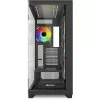ELITE SHARK CA500, skriňa tower čierna, 2x tvrdené sklo