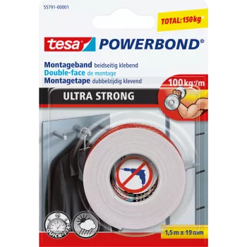 Obojstranná lepiaca páska Tesa Powerbond Ultra Strong 55791-00001-00
