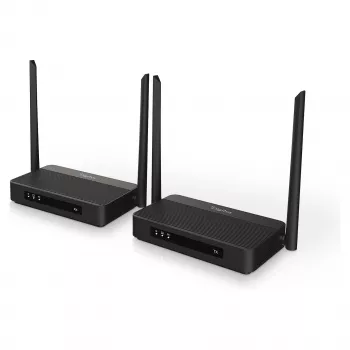 Bezdrôtová sada HDMI-KVM extender DIGITUS DS-55360 – vysielač a prijímač, bezdrôtová, 100 m, 4K/60 Hz, HDMI, USB-A/USB-C