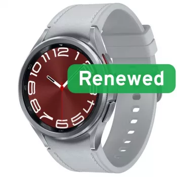 Samsung Renewed Galaxy Watch 6 Classic BT 43mm Smartwatch, strieborná, Grade A