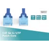 Sieťový patch kábel DIGITUS Digitus CAT 5e U/UTP patch kábel, 5 m, U/UTP, RJ-45 – modrý