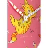 NeXtime hodiny 8810 Tickle My Tummy, Ø30 cm, nástenné, ružové/viacfarebné