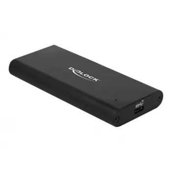 Delock - puzdro na úložisko - M.2 - M.2 NVMe karta - USB 3.1 (Gen 2) - čierna (42614)
