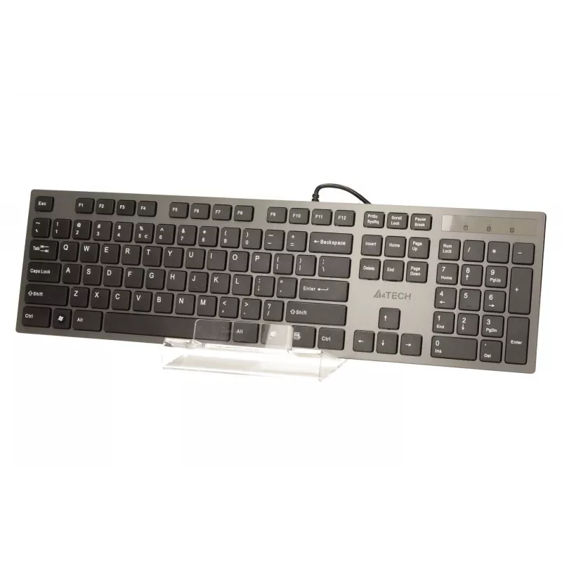 A4Tech KV-300H klávesnica USB QWERTY čierna, sivá