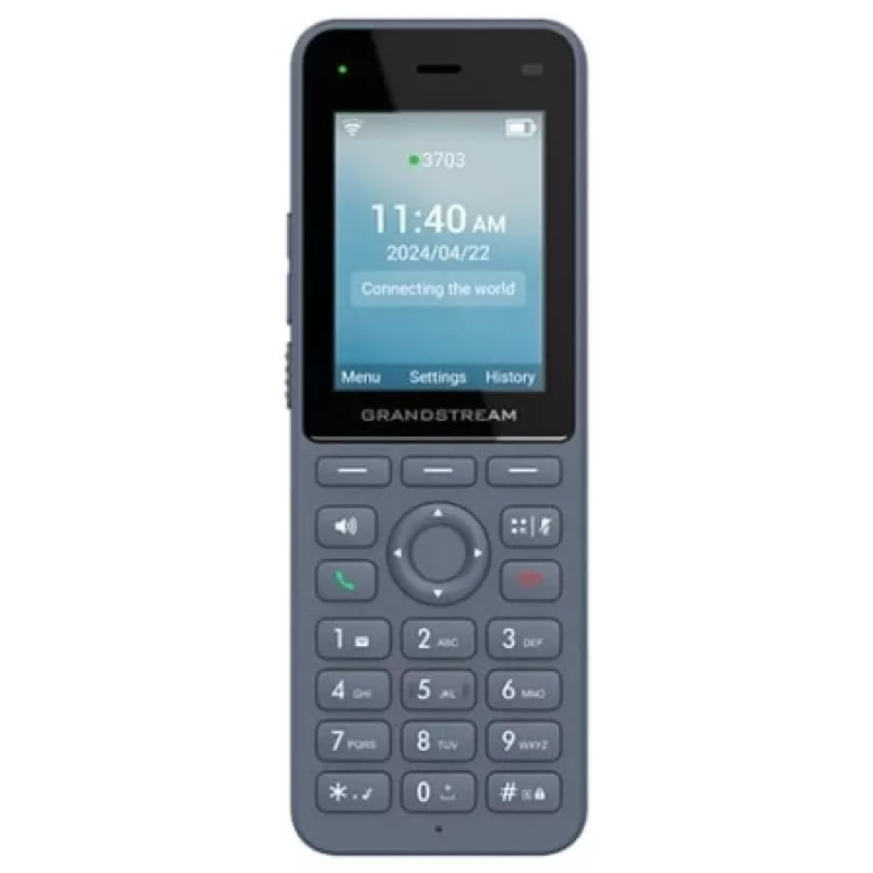 Grandstream Networks WP8256 IP telefón antracit 3 linky LCD Wi-Fi