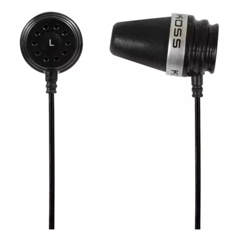Koss In-Ear slúchadlá, káblové, In-Ear, Hudba, Čierna