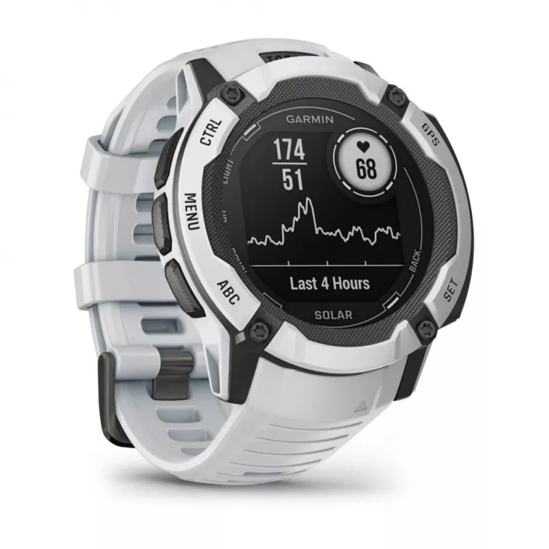 Garmin Instinct 2X Solar 2,79 cm (1,1) MIP 50 mm digitálny 176 x 176 pixelov dotyková obrazovka biela GPS (satelit)