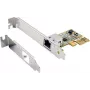 Exsys PCI-EXPRESS Ethernet karta 1 port vrátane LowProfile držiaka Realtek čipset - sieťová karta - PCI-Express