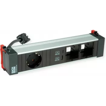 Power Frame Bachmann 916.0572 Medium napájací modul 1x CEE7/7 2x CM 1x USB