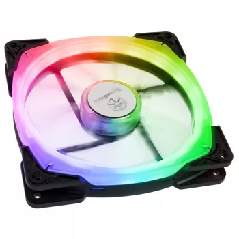 Skriňový ventilátor SILVERSTONE SST-FW142-RGB 140mm 1500U/min – RGB LED, kompatibilný s PWM