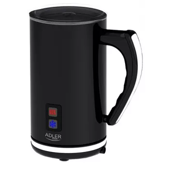 Automatický šľahač/ohrievač mlieka Adler AD 4478 — nerezová nádoba, objem 240 ml, 500 W, teplé & studené