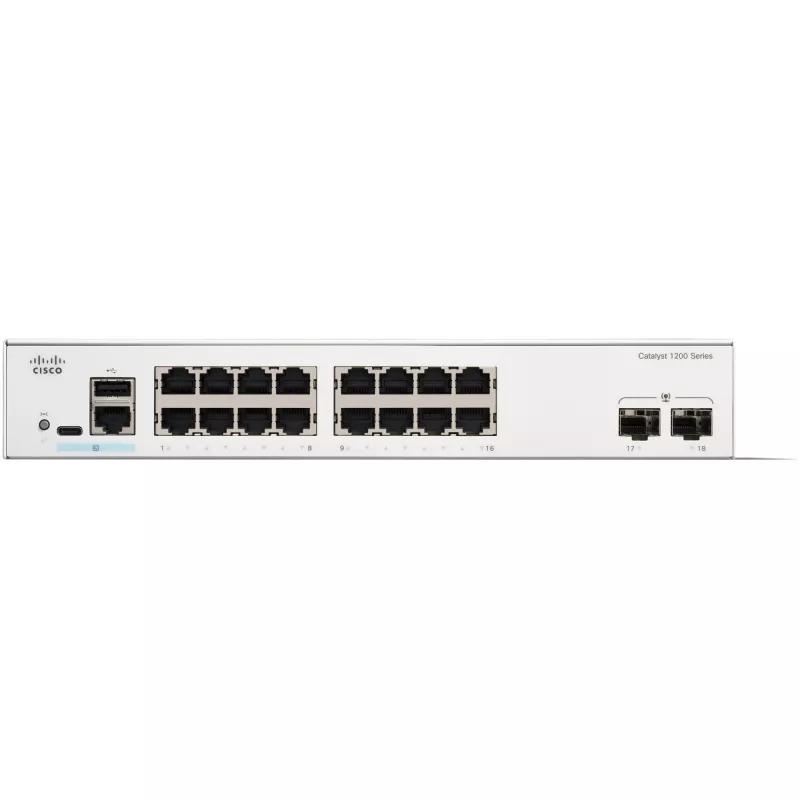 Riadený prepínač Cisco Catalyst 1200-16T-2G 16 portov GE 2x1GE SFP