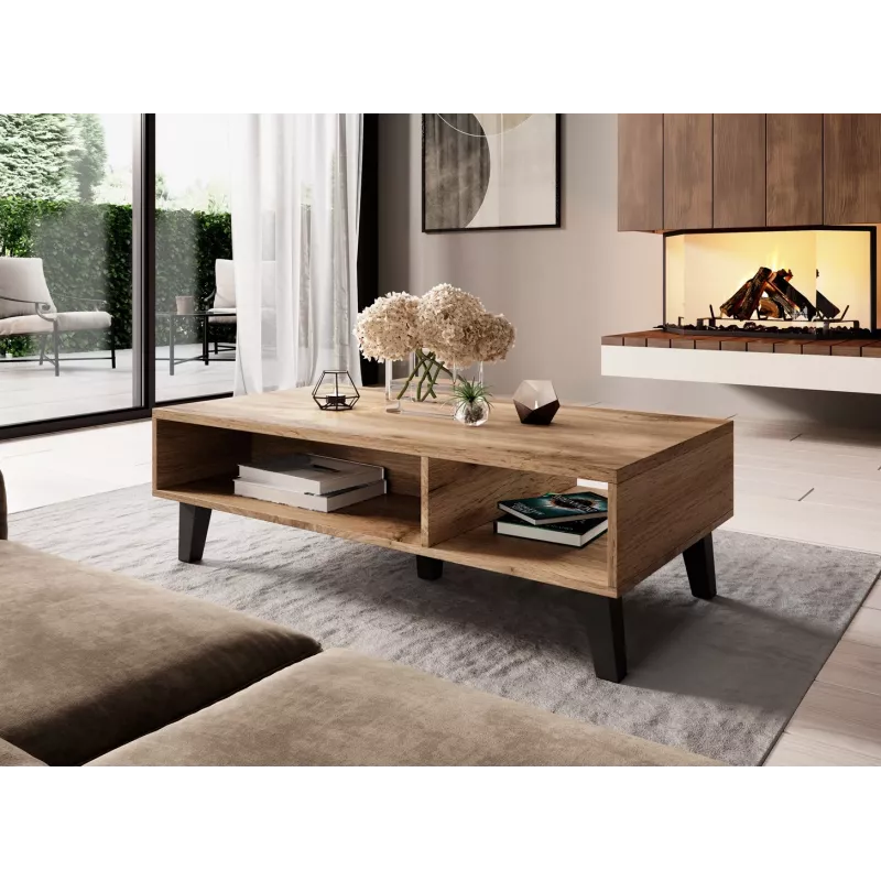 Cama konferenčný stolík NORD 110 cm dub wotan/antracit