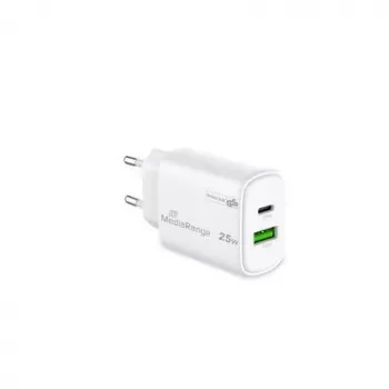 Napájací zdroj USB/USB-C 25W/FAST MRMA112-2 Mediarange